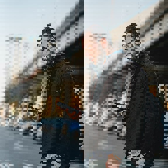 Young man on his phone